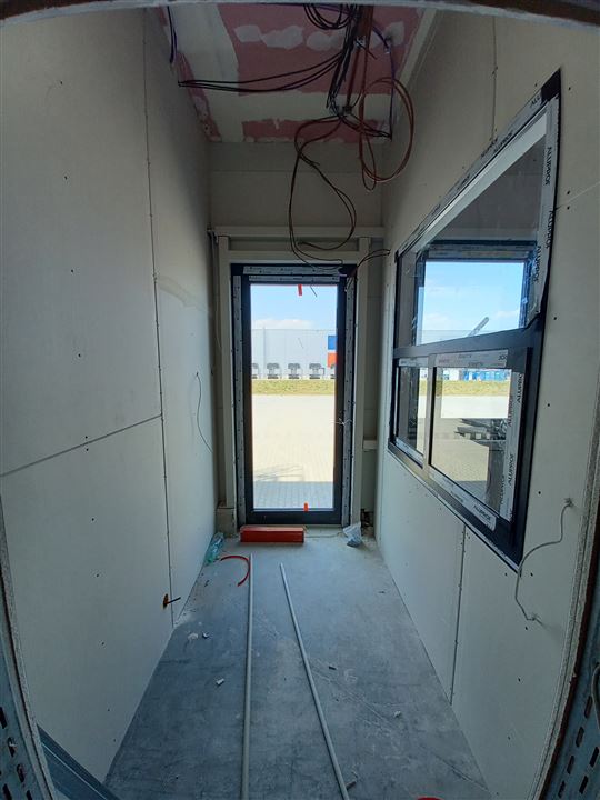 Ostrava Airport Multimodal Park – II. etapa SO01 – Česká pošta – fotografie ze stavby, 04/2022, foto 2