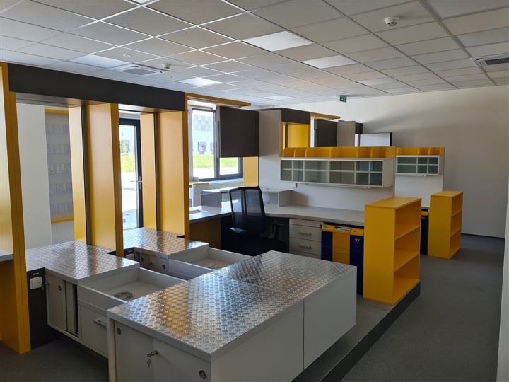 Ostrava Airport Multimodal Park – II. etapa SO01 – Česká pošta – fotografie ze stavby, 07/2022, foto 2
