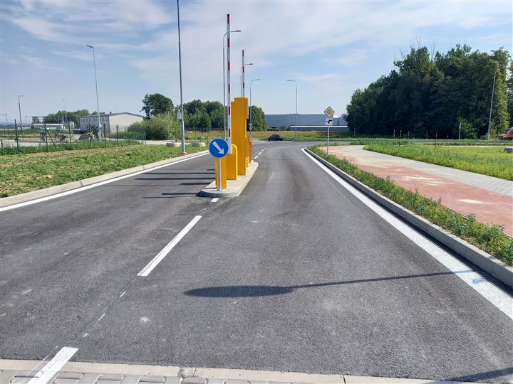 Ostrava Airport Multimodal Park – IV. etapa – Kontejnerový terminál – Samostatné příjezdové rameno ze stávajícího kruhového objezdu – fotodokumentace, foto 1