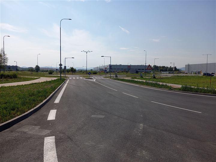 Ostrava Airport Multimodal Park – IV. etapa – Kontejnerový terminál – Samostatné příjezdové rameno ze stávajícího kruhového objezdu – fotodokumentace, foto 3