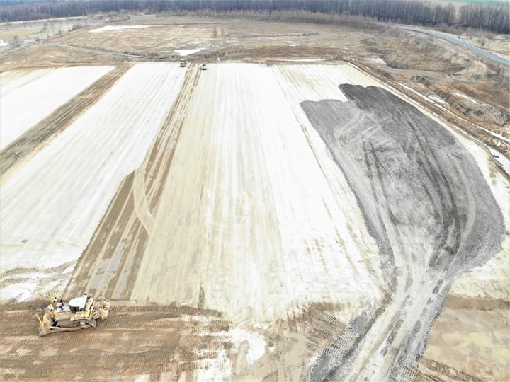 Logistics Park Nošovice – fotografie ze stavby, 01/2020, foto 1