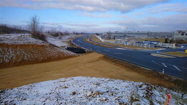 Logistics Park Nošovice – fotografie ze stavby, 01/2020, foto 2