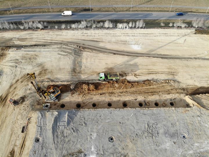 Logistics Park Nošovice – fotografie ze stavby, 03/2020, foto 1