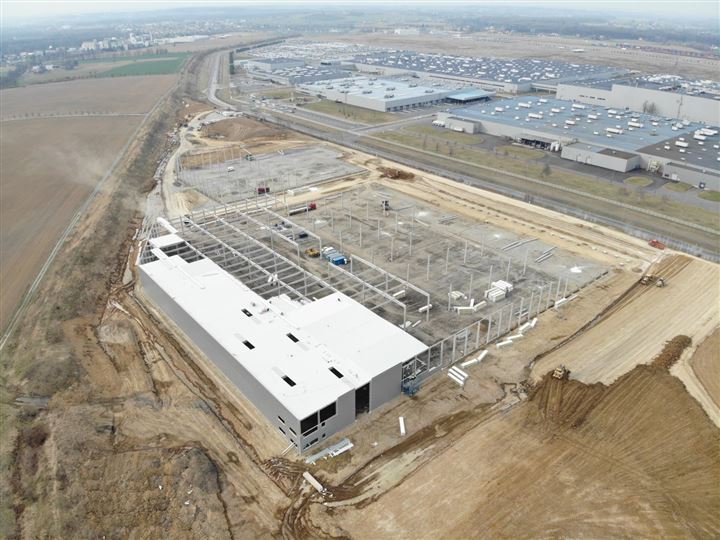 Logistics Park Nošovice – fotografie ze stavby, 03/2020, foto 2
