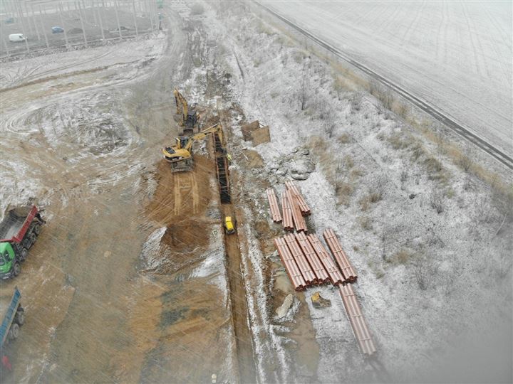 Logistics Park Nošovice – fotografie ze stavby, 03/2020, foto 4