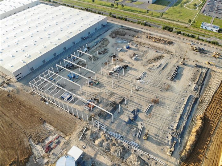 Logistics Park Nošovice – fotografie ze stavby, 07/2020, foto 1