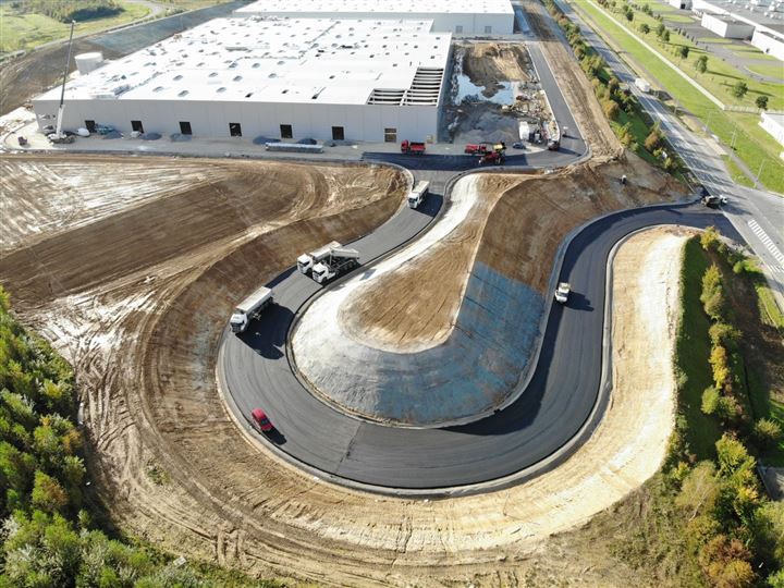 Logistics Park Nošovice – fotografie ze stavby, 09/2020, foto 1