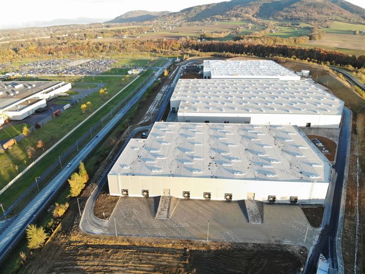 Logistics Park Nošovice – fotografie ze stavby, 11/2020, foto 4