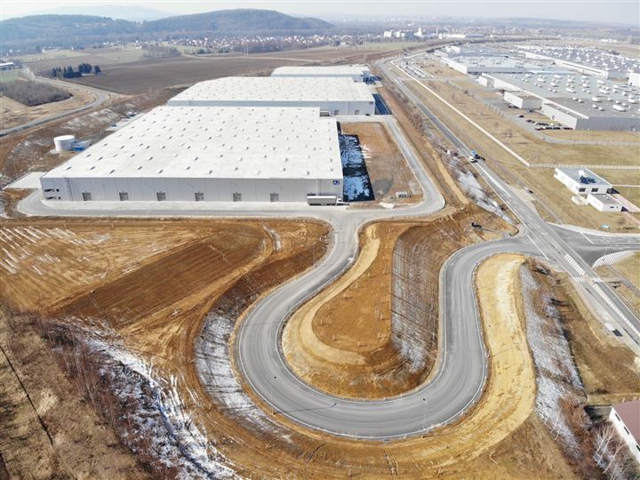 Logistics Park Nošovice – fotografie ze stavby, 02/2021, foto 2