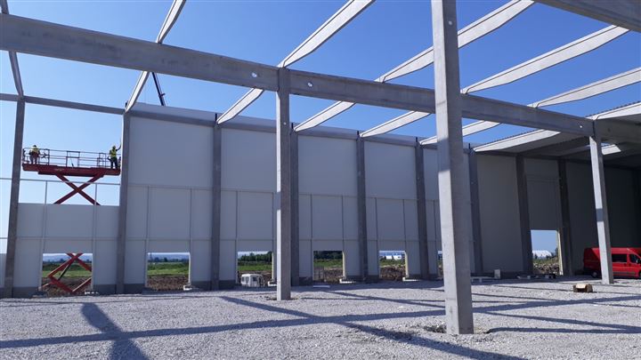 Ostrava Airport Multimodal Park – I. etapa – fotografie ze stavby, 05/2018, foto 2