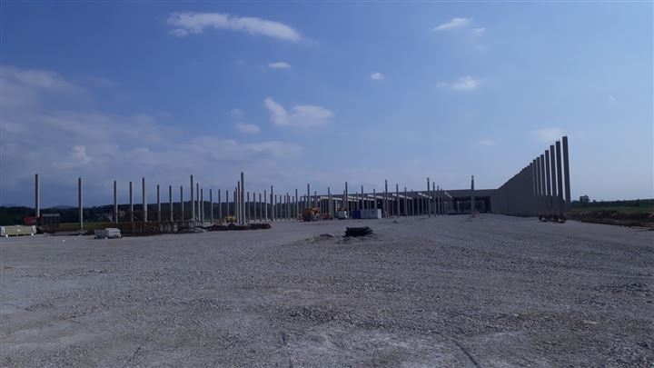 Ostrava Airport Multimodal Park – I. etapa – fotografie ze stavby, 05/2018, foto 3