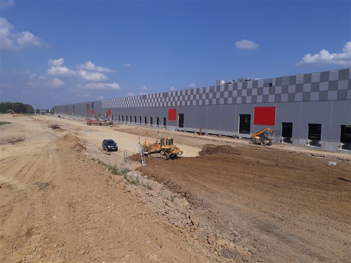 Ostrava Airport Multimodal Park – I. etapa – fotografie ze stavby, 07/2018, foto 1