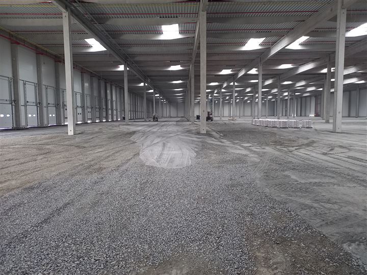Ostrava Airport Multimodal Park – II. etapa SO01 – Česká pošta – fotografie ze stavby, 02/2022, foto 1